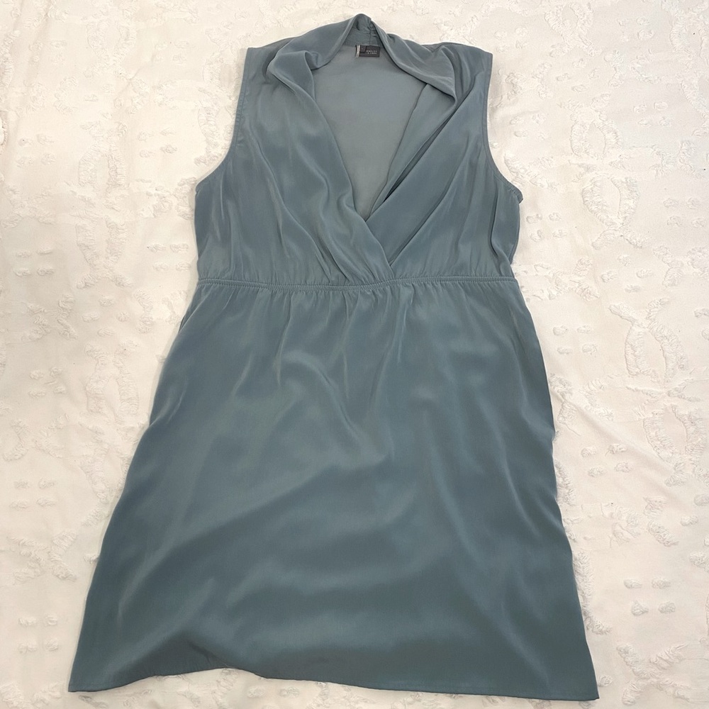 Teal mini-dress